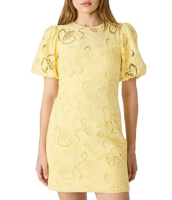 ELLY CROTCHED LACE DRESS