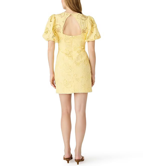 ELLY CROTCHED LACE DRESS
