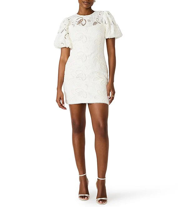 ELLY CROTCHED LACE DRESS