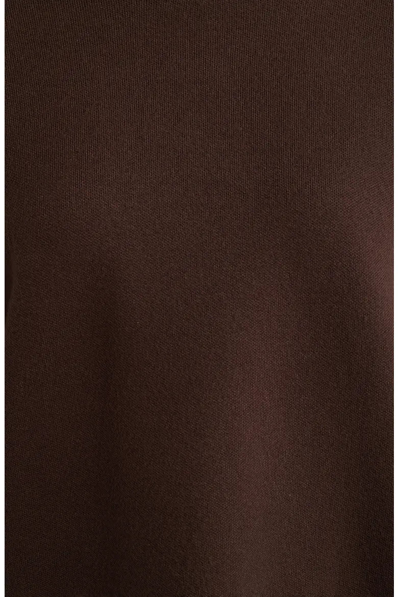 Whipstitched Mock Neck Sweater