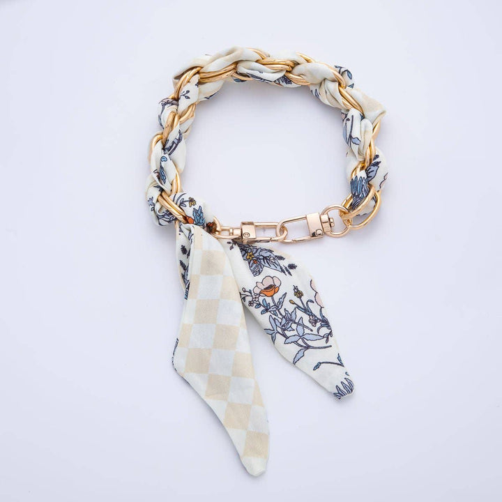 18k GF Bag Charm Keychain
