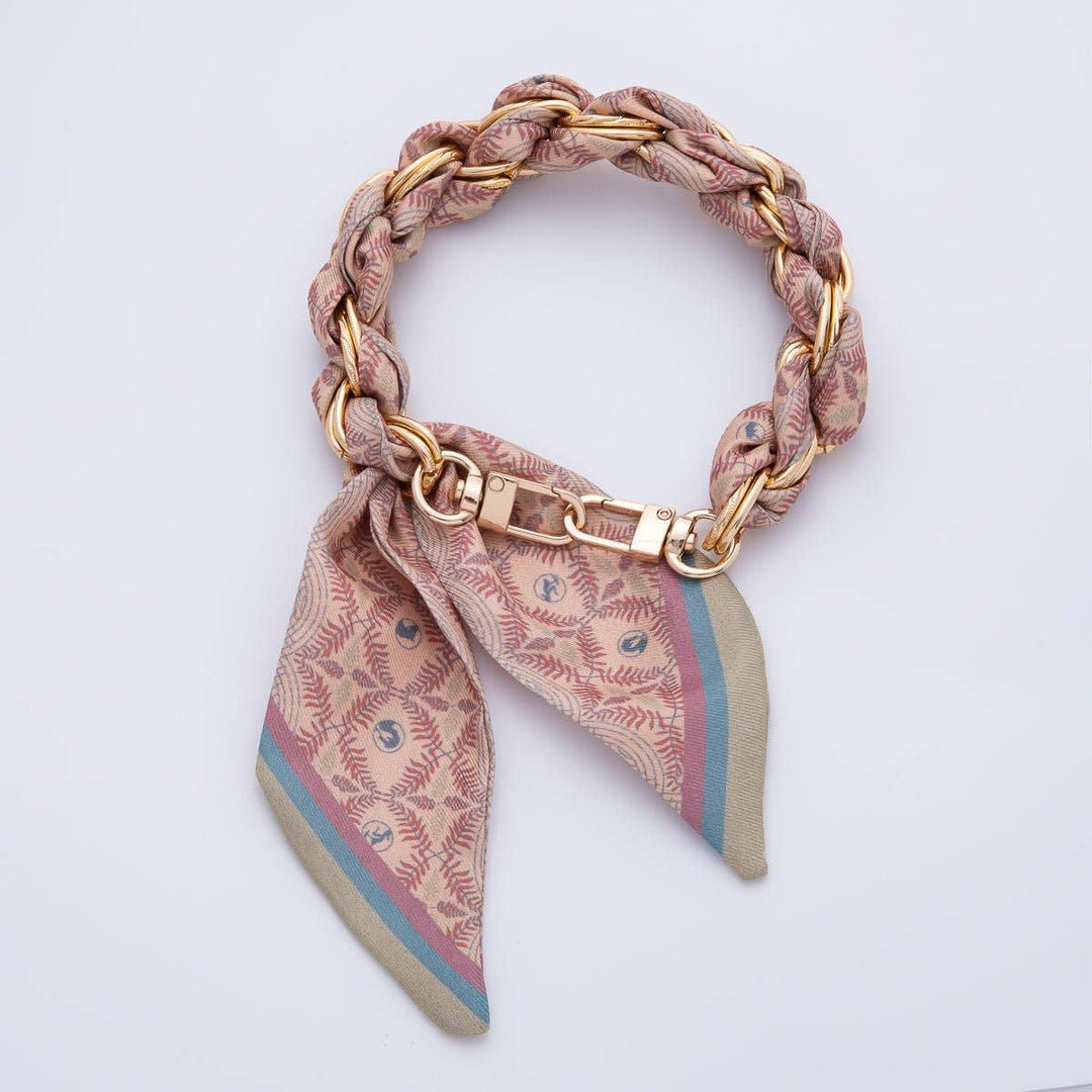 18k GF Bag Charm Keychain