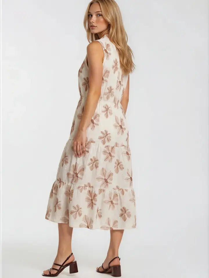 Floral Embroidered Dress