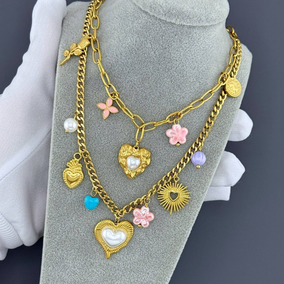 Hearts Have It Charm Necklace