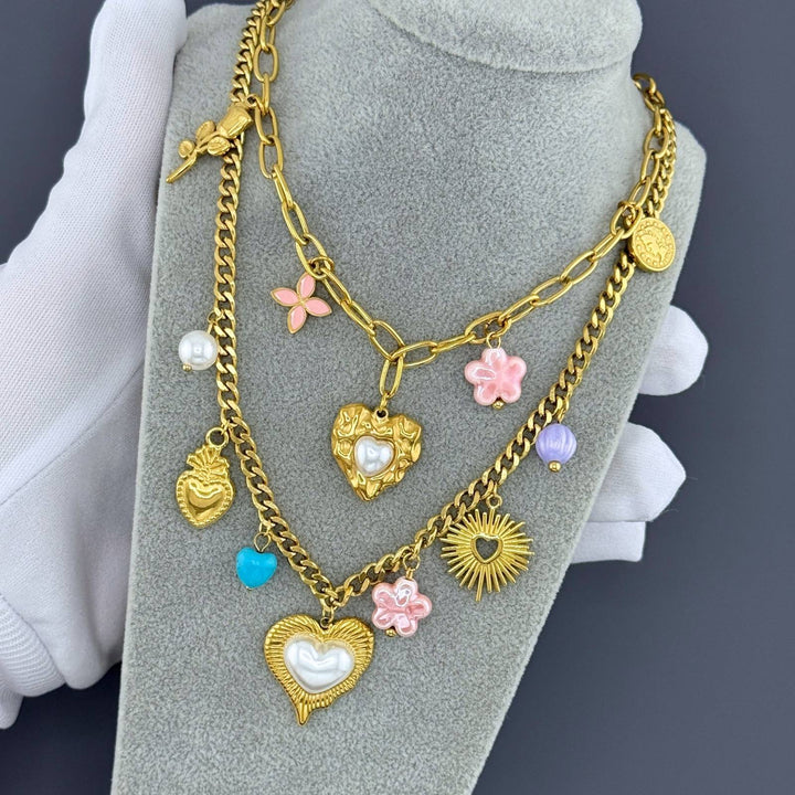 Hearts Have It Charm Necklace
