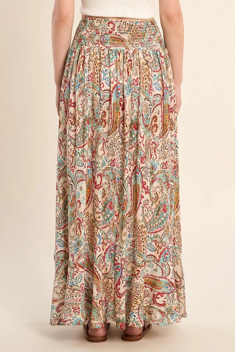 Paisley Maxi Skirt