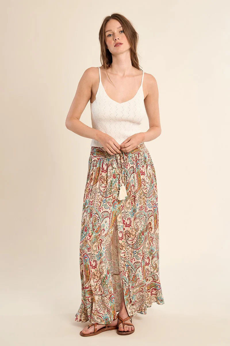 Paisley Maxi Skirt