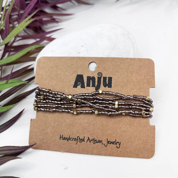 Seedbead Stretchy Bunch Bracelets - Multiple Color Styles