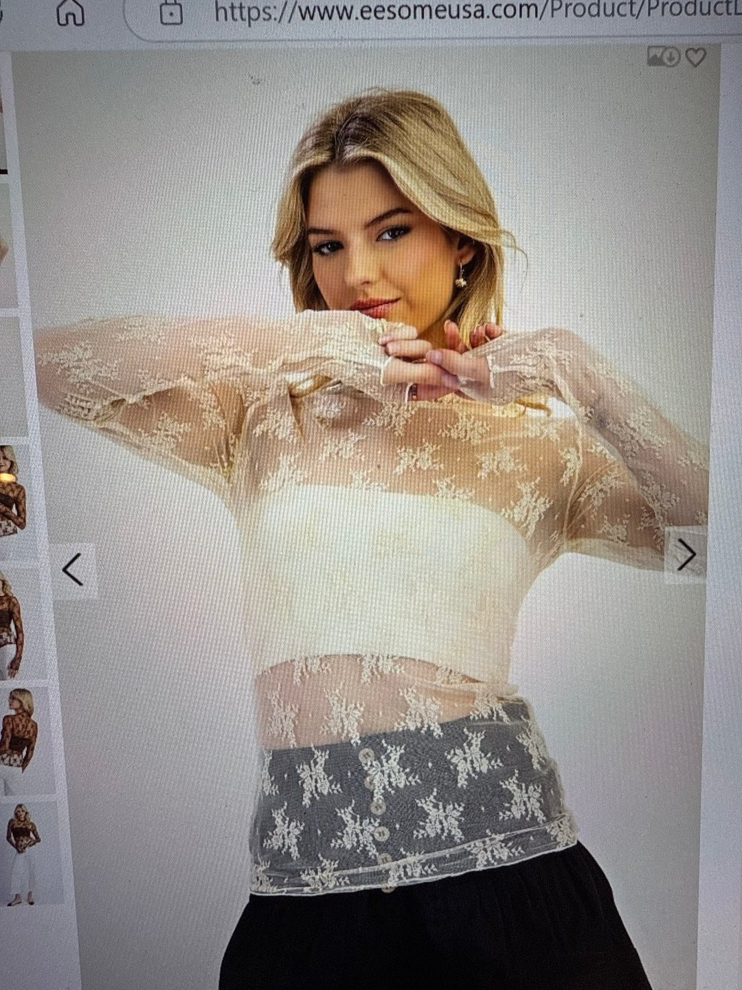 LS Lace Top