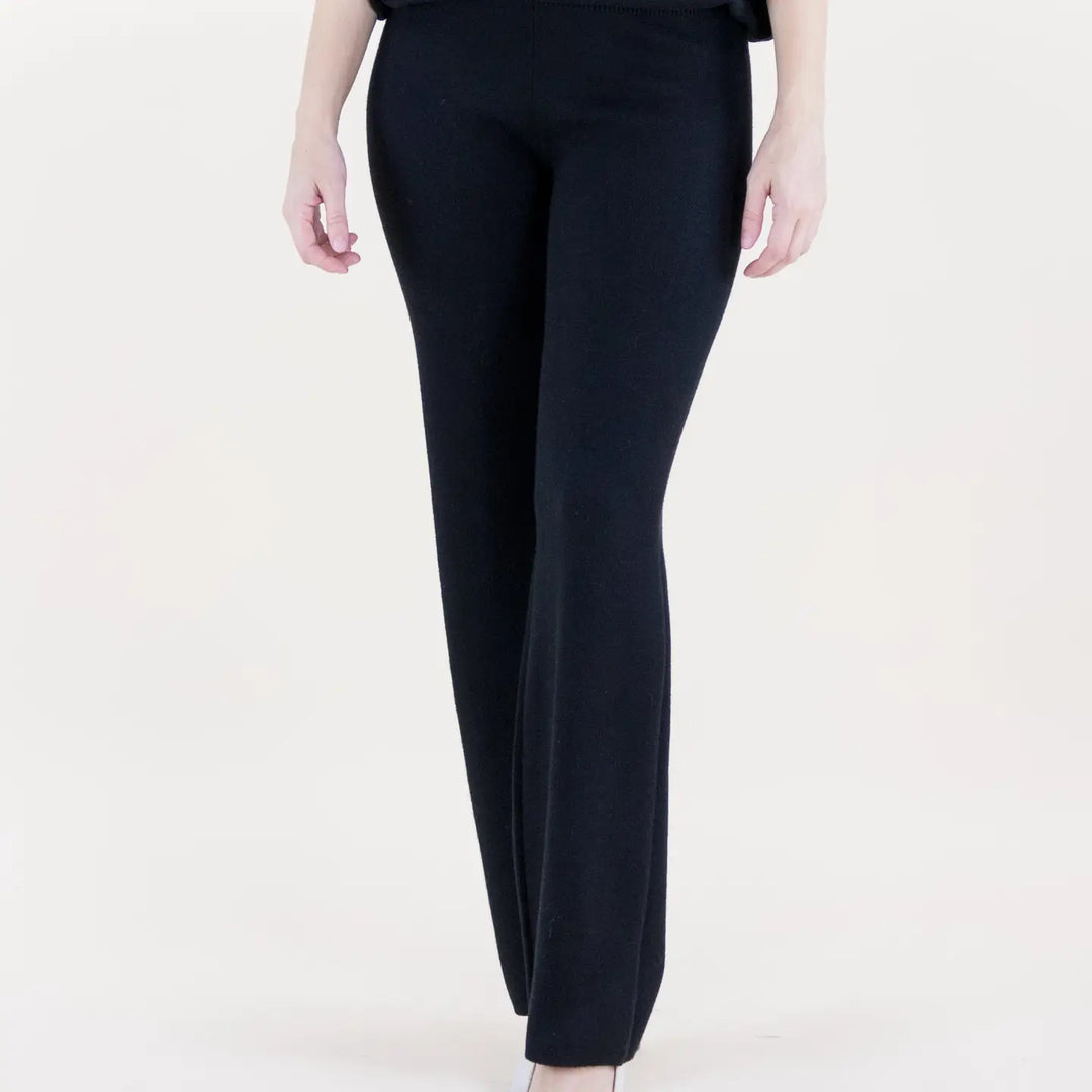 Straight Leg Knitted Pants