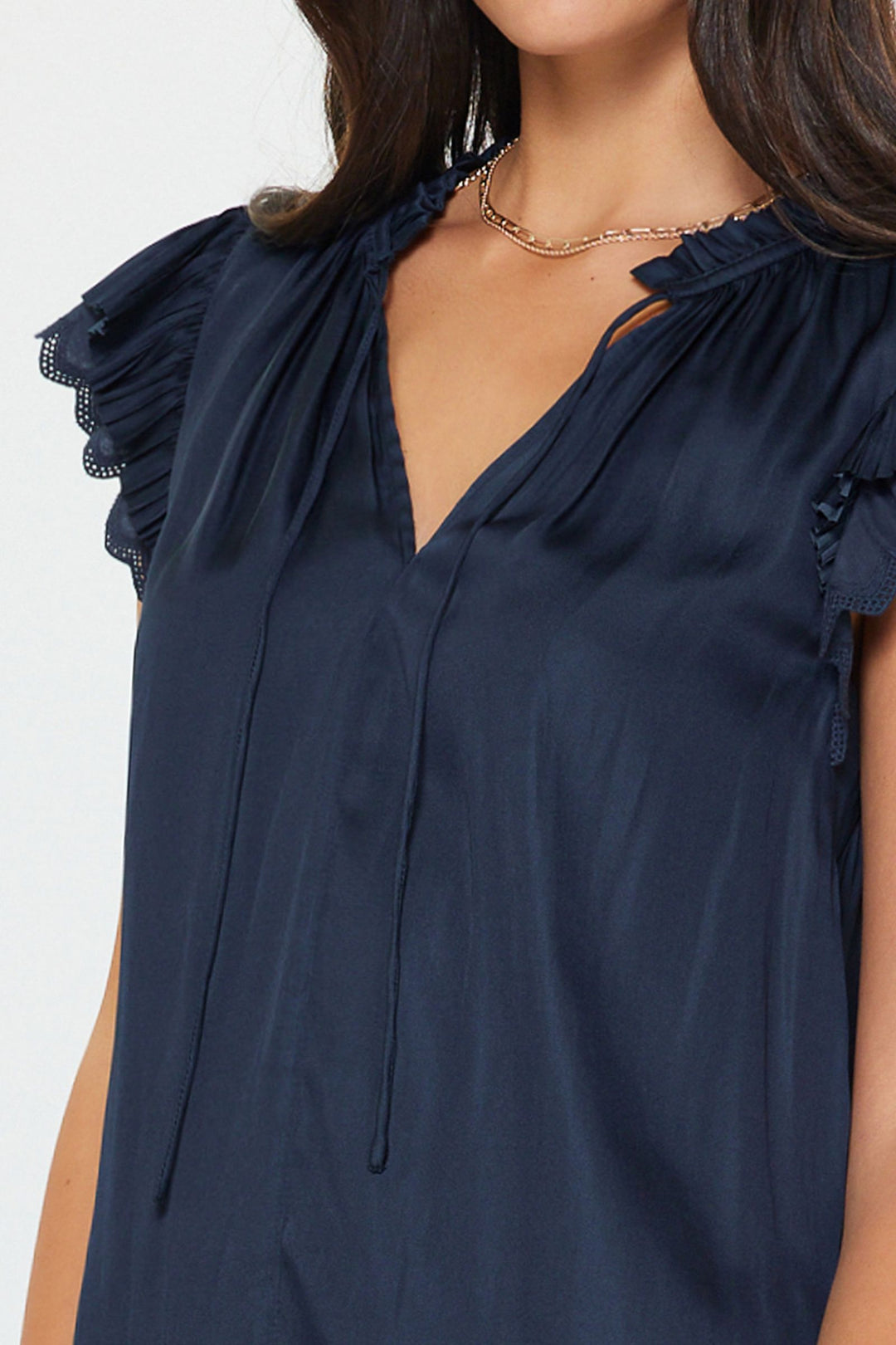 Dbl Flutter Sleeve Top