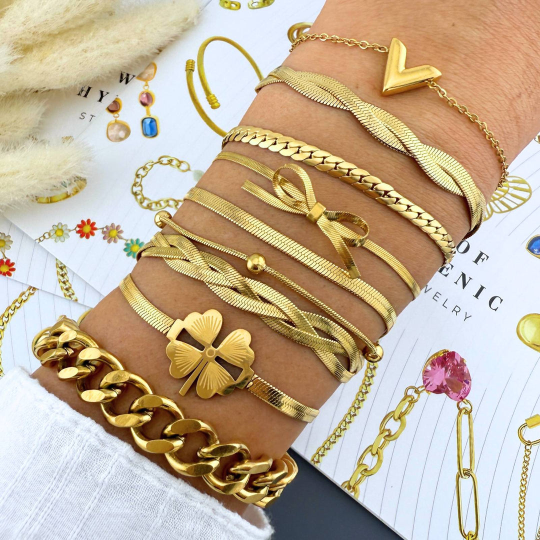 Herringbone Braid Bracelet G