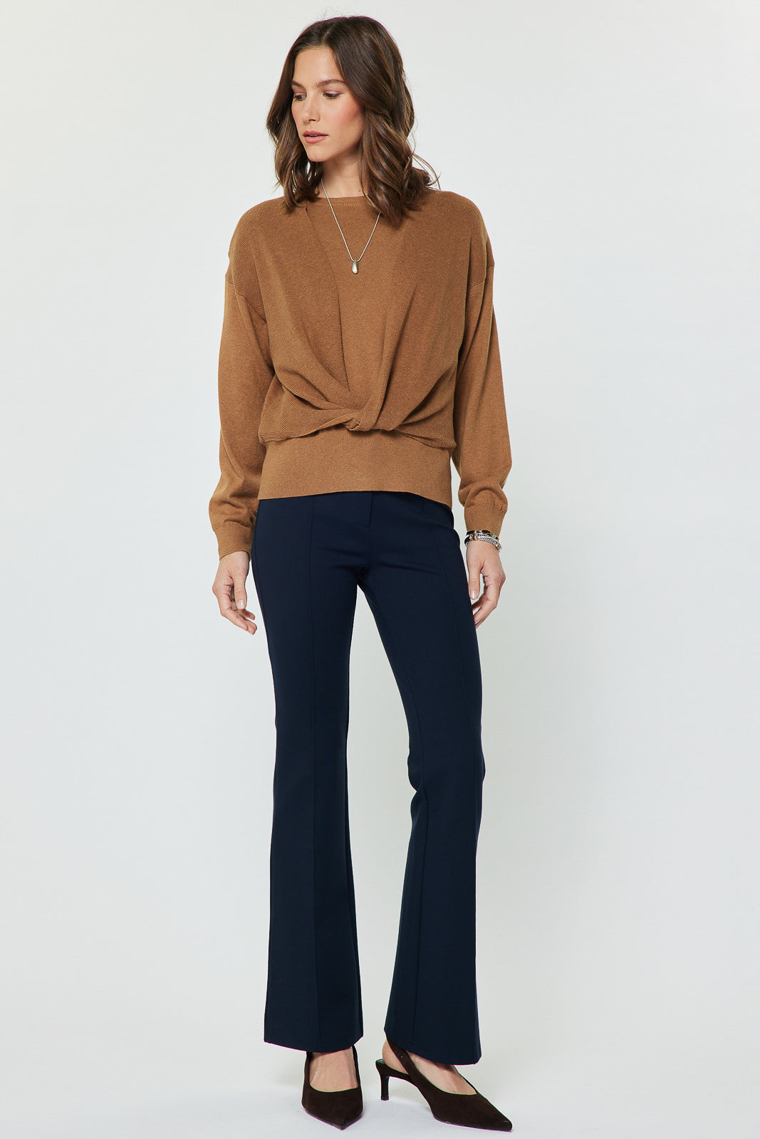 Twist Knit Sweater Top