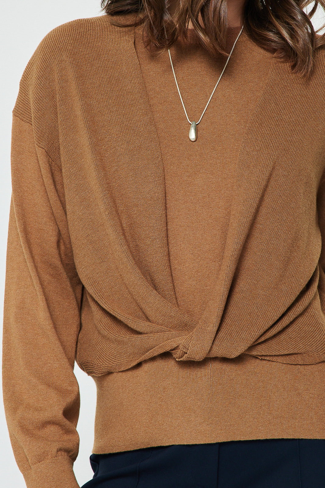 Twist Knit Sweater Top