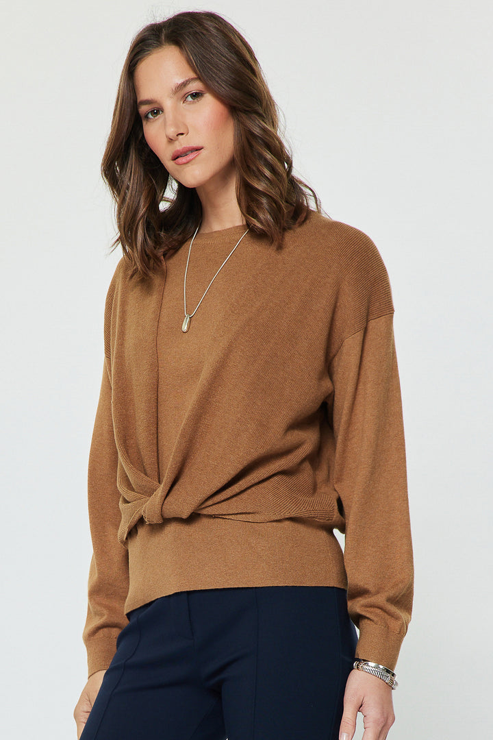 Twist Knit Sweater Top