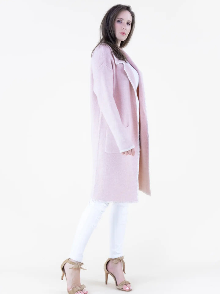 Dusty Rose Cardigan Jacket