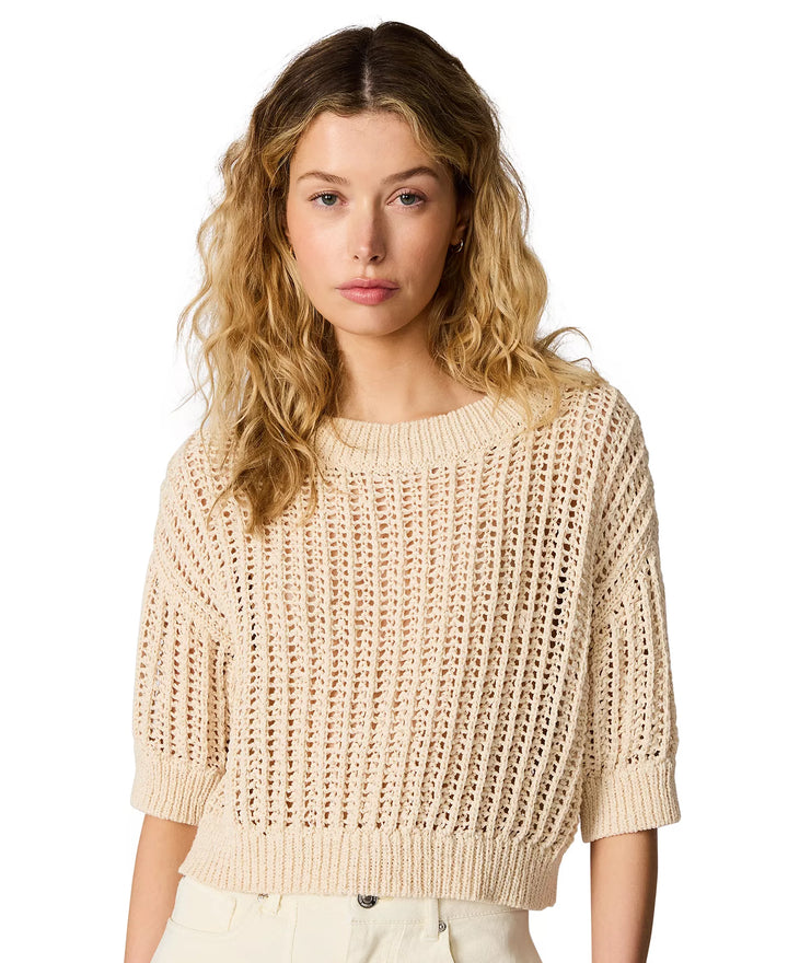 GREATA CREWNECK CROP SWEATER
