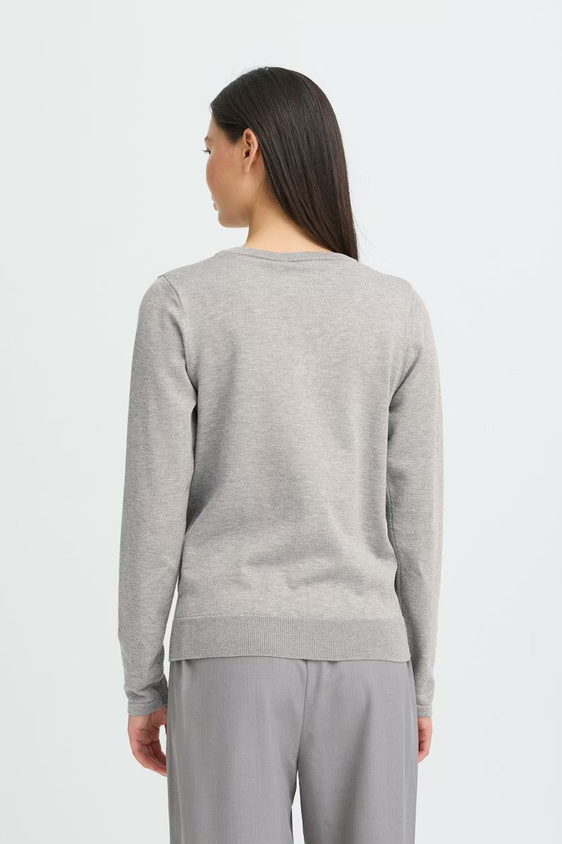 Knit V-Neck Pullover