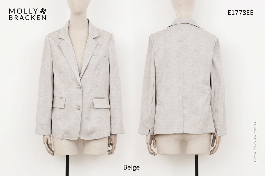 LADIES WOVEN BLAZER