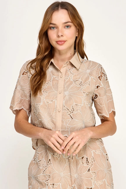 Floral Lace Blouse