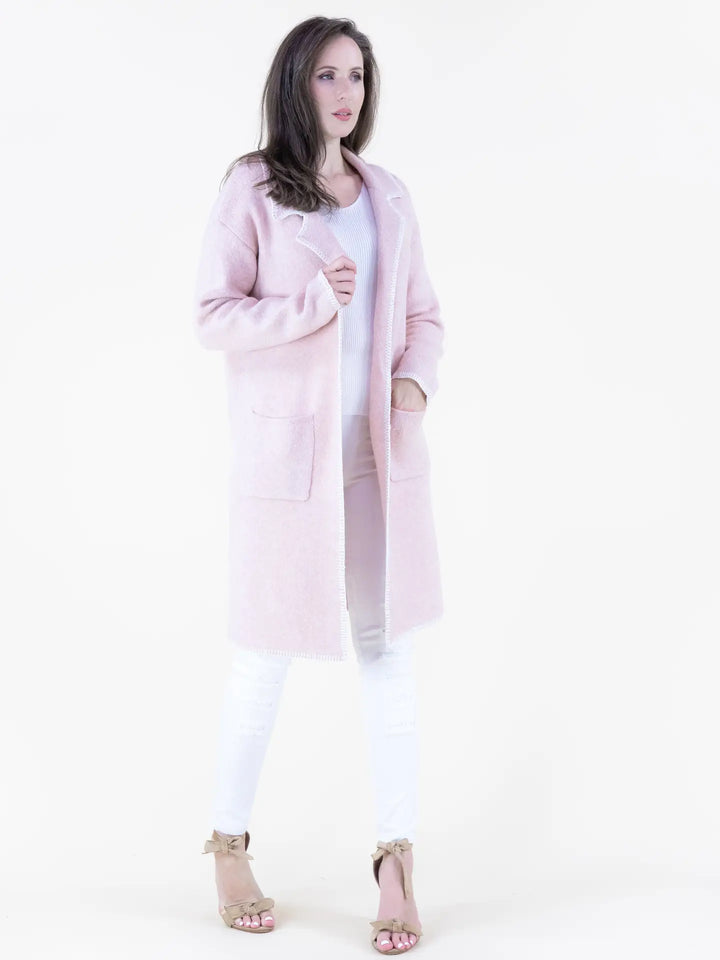 Dusty Rose Cardigan Jacket