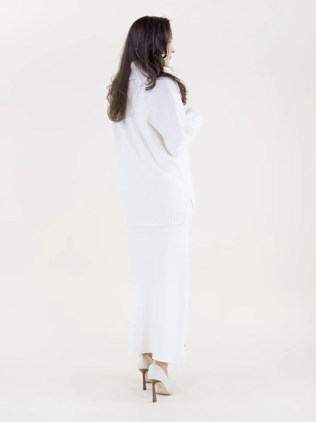 The Amelie Set - Knit Maxi Sweater Skirt