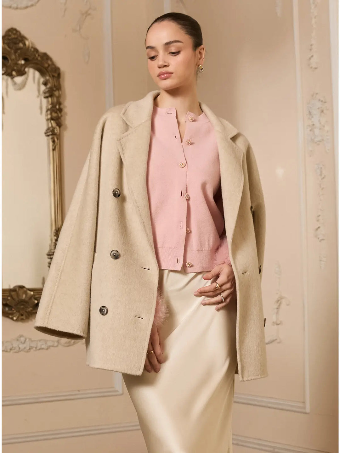Double Breasted Wool Coat