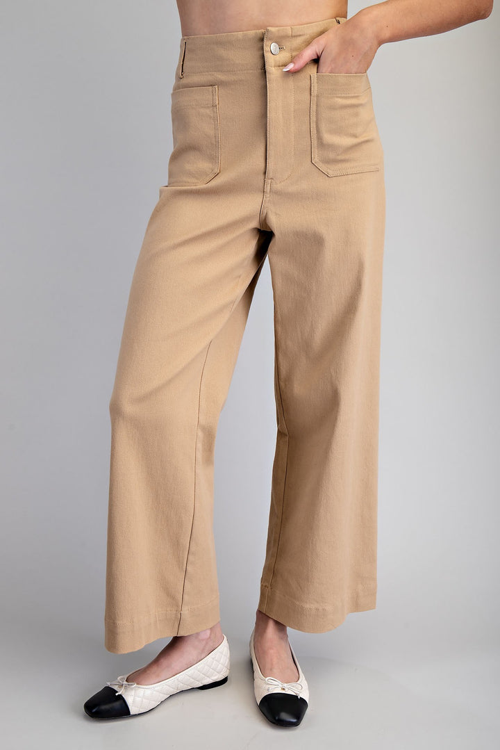 Soft Washed Wide Leg Pants