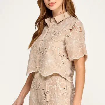 Floral Lace Blouse