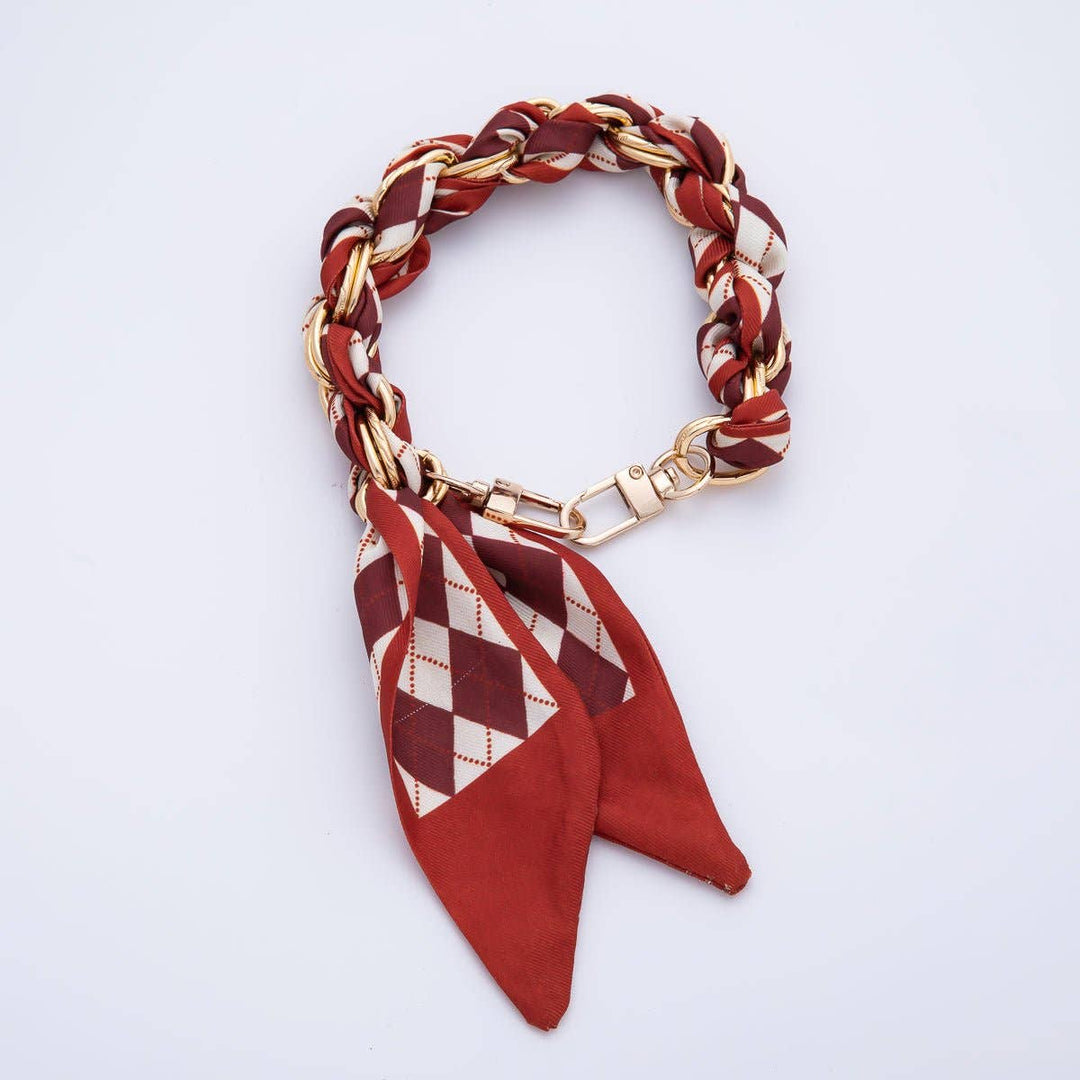 18k GF Bag Charm Keychain