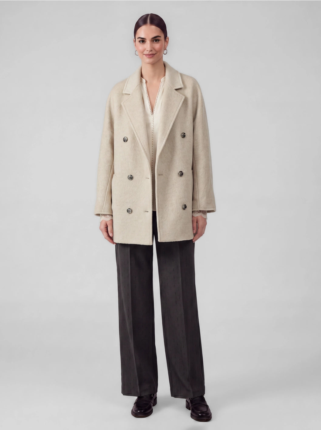 Double Breasted Wool Coat
