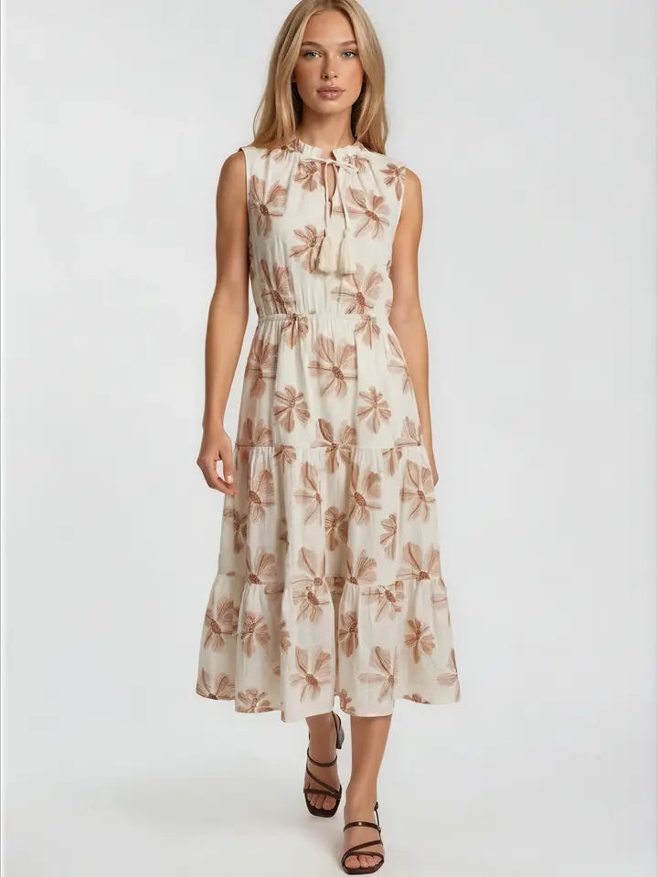 Floral Embroidered Dress