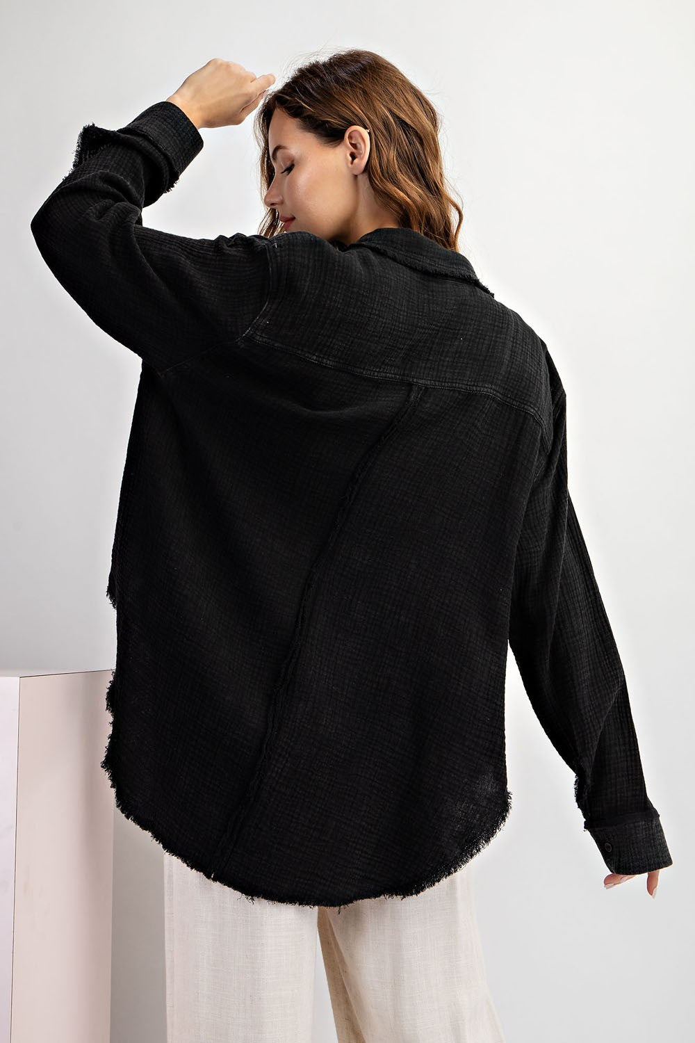 LS MINERAL GAUZE TOP