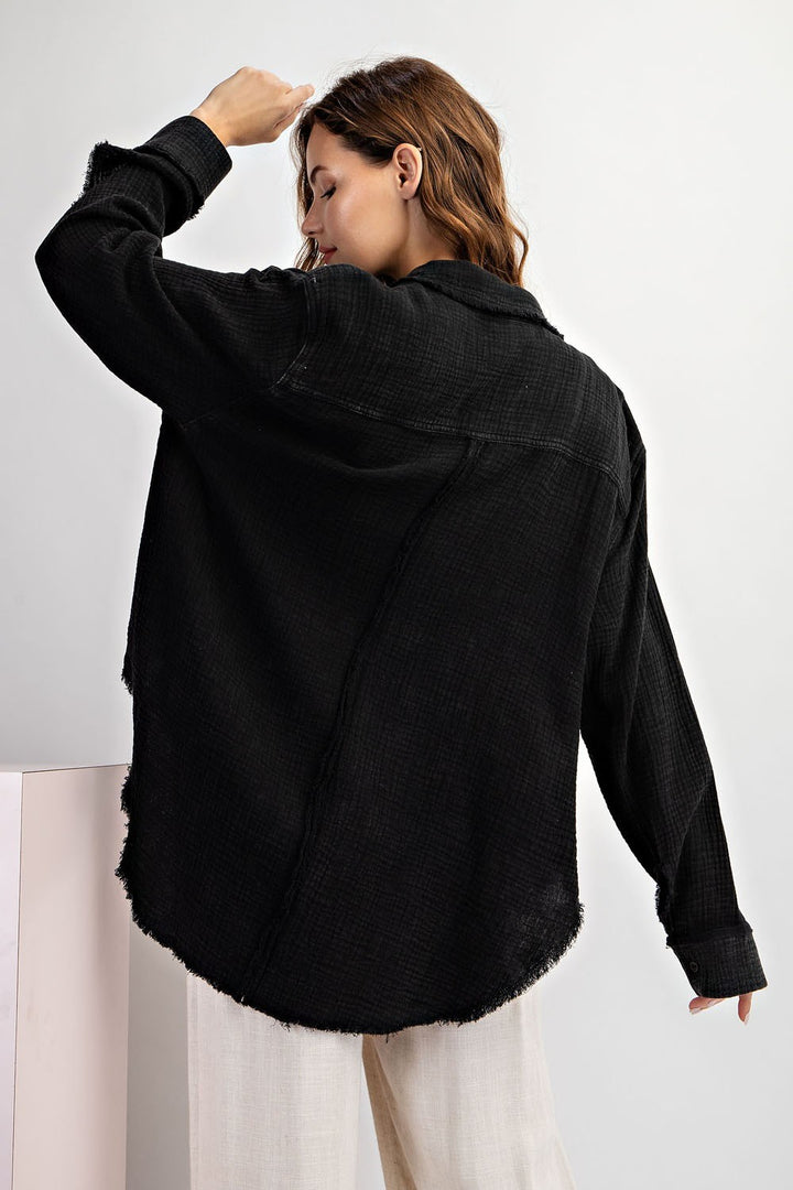 LS MINERAL GAUZE TOP