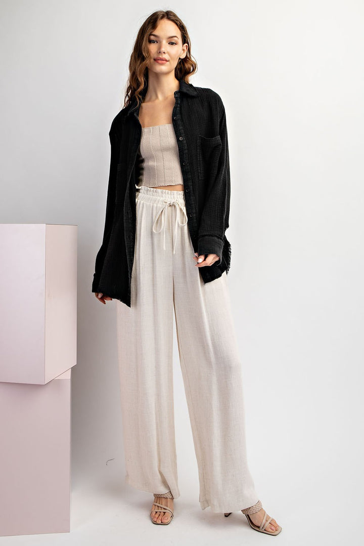 LS MINERAL GAUZE TOP
