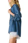 MERRIT BUTTON DOWN TOP by Steve Madden