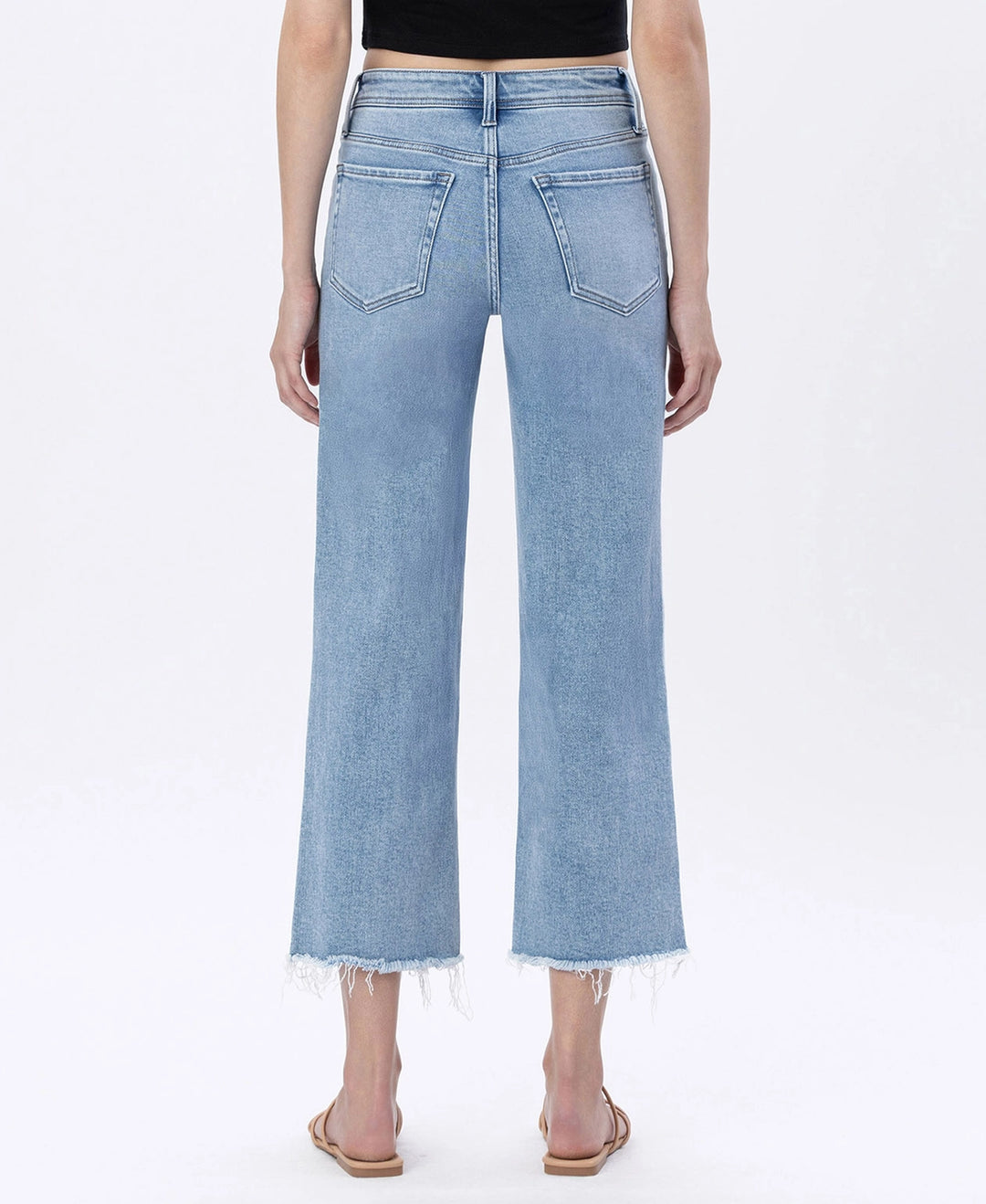 HR Crop Front Pocket Slim Wide