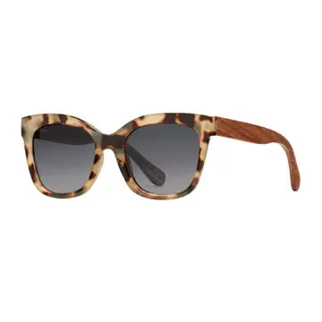 Nora- Ivory Tortoise / Walnut Wood / Sunglass Reader