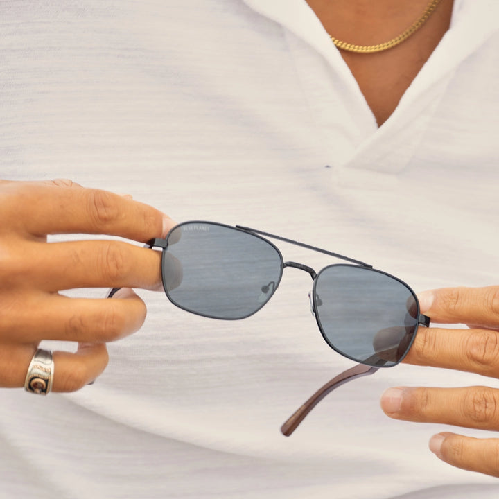 RYE Onyx- Blue Planet Sunglasses