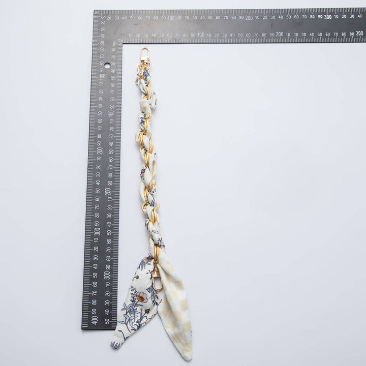 18k GF Bag Charm Keychain