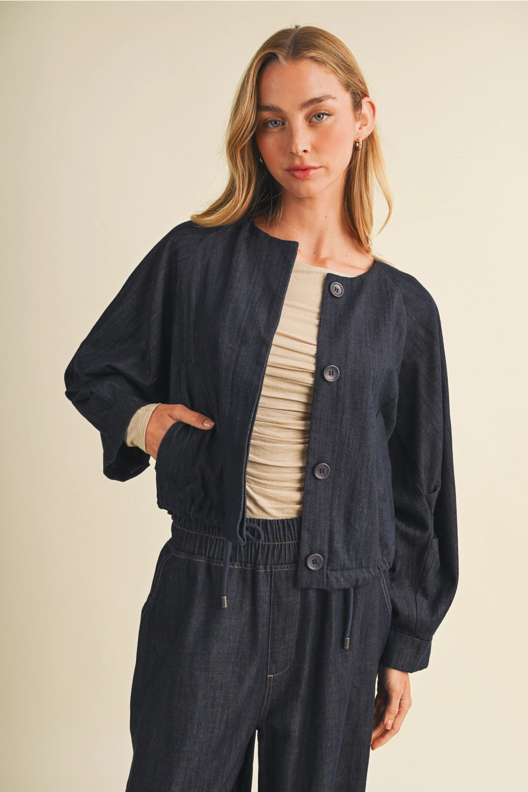 Voluminous Bomber Jacket