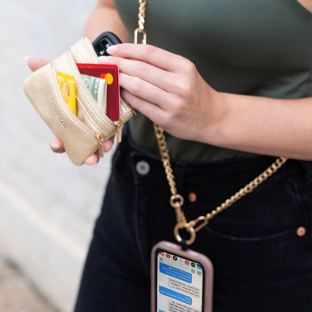 Clip &amp; Go Chain w/Zippered Pouch