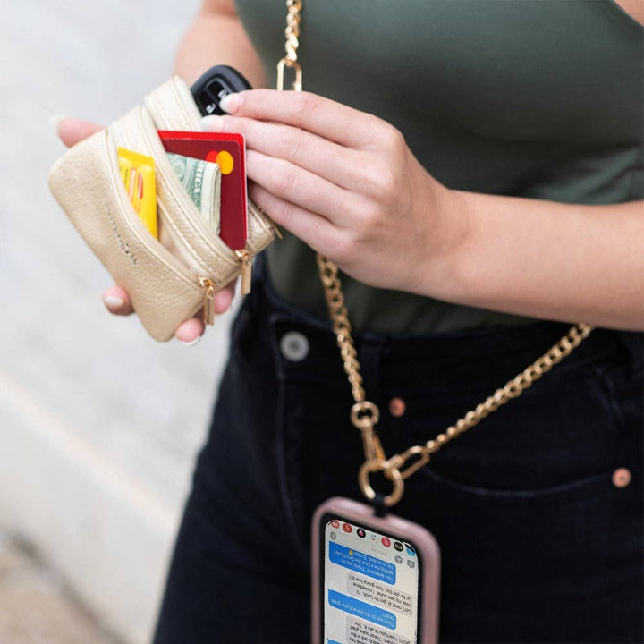 Clip &amp; Go Chain w/Zippered Pouch