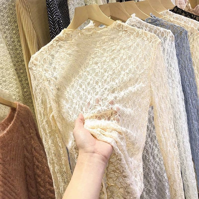 Textured Floral Lace Top