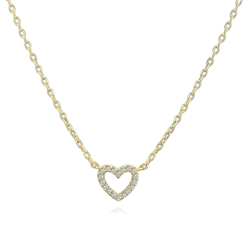 Love Lace Heart Necklace