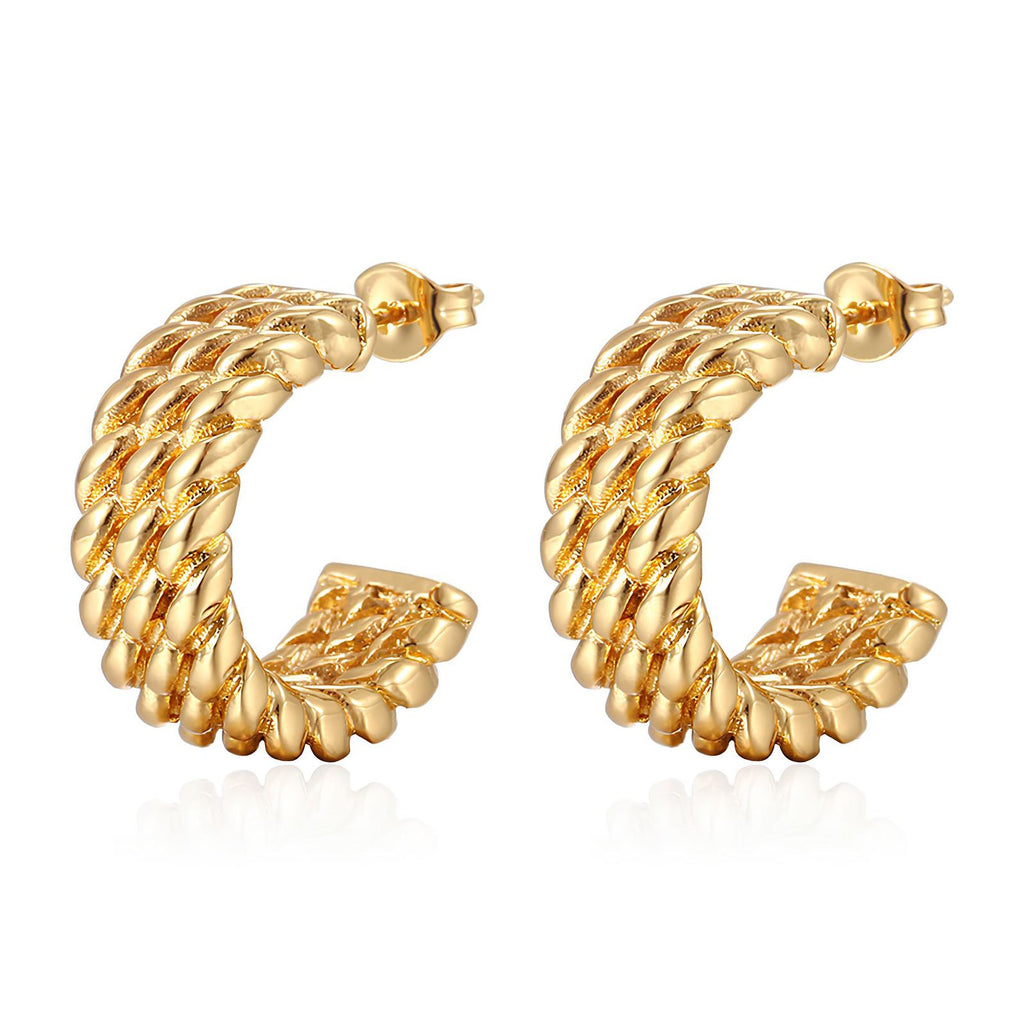 Triple Twisted Hoops