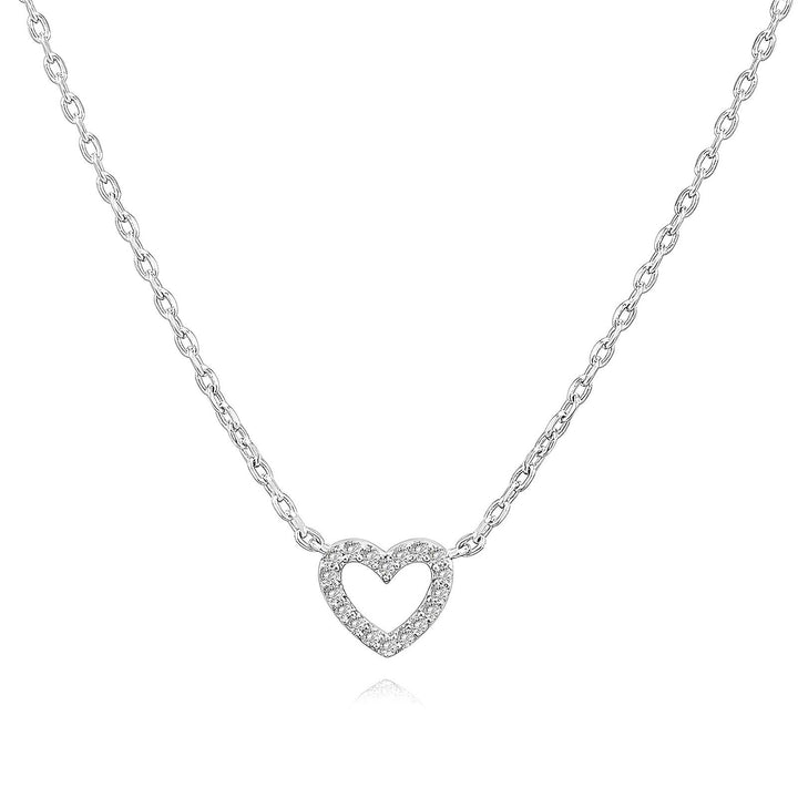 Love Lace Heart Necklace S