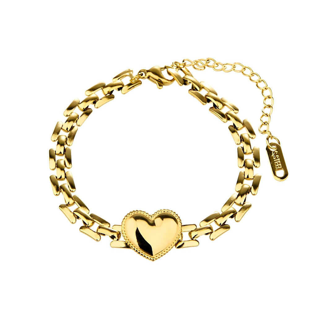 Heart Link Bracelet G