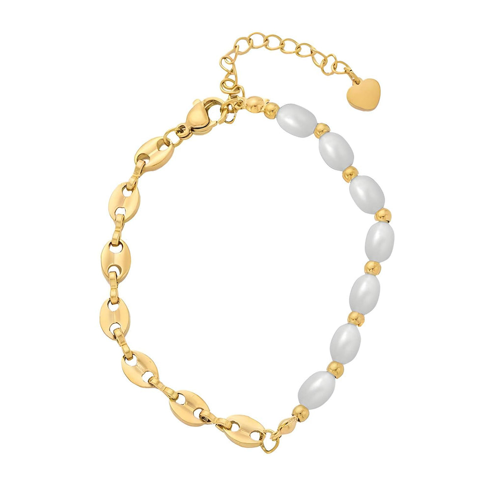 Elliot Link Pearl Bracelet