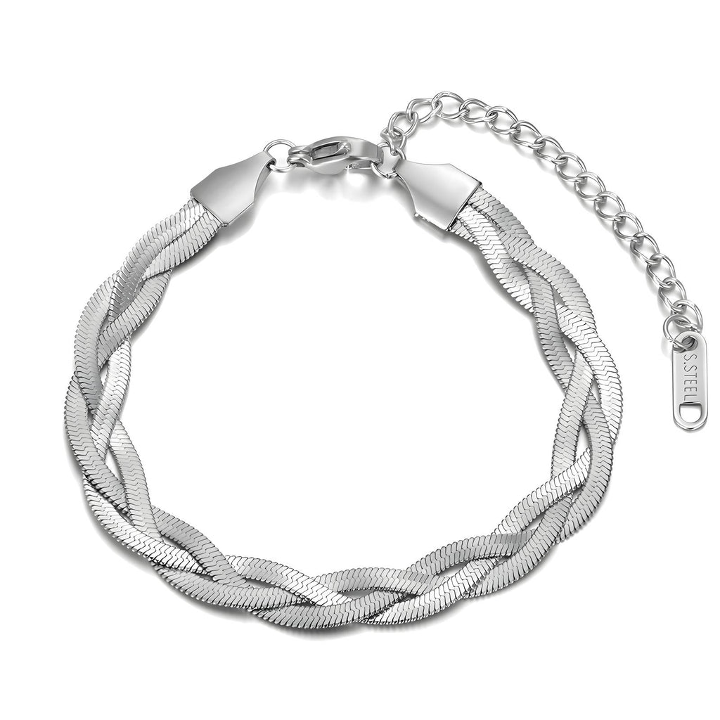 Herringbone Braid Bracelet S